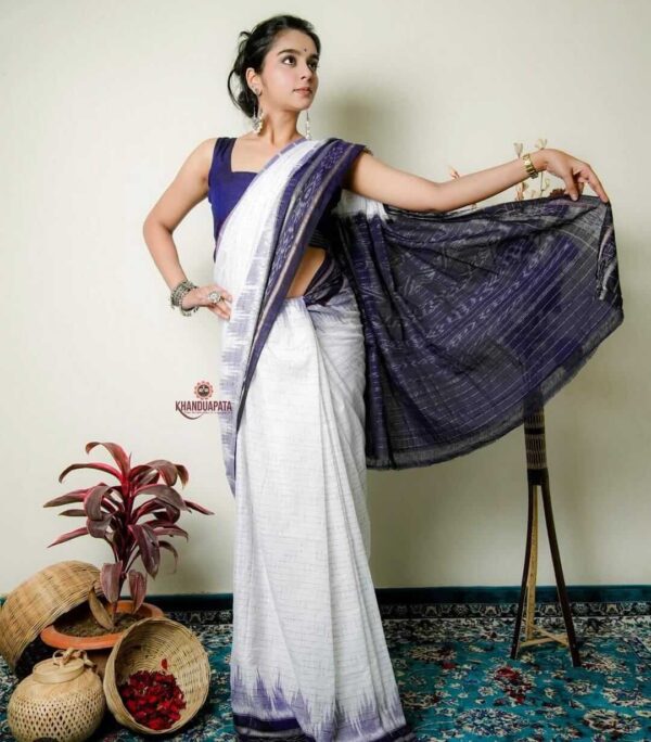 Red Coffee Sambalpuri Saree (Copy)